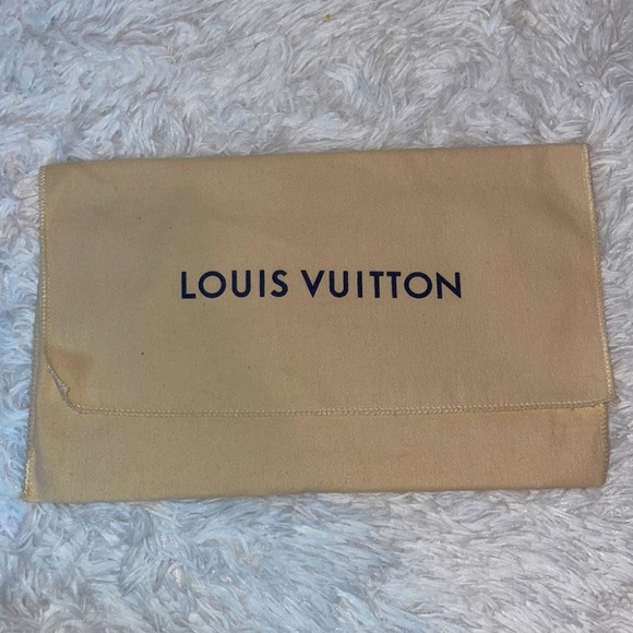 New Louis Vuitton Damier Denim Rouge City Monogram Patchwork City Pouch Wristlet - Picture 17 of 17